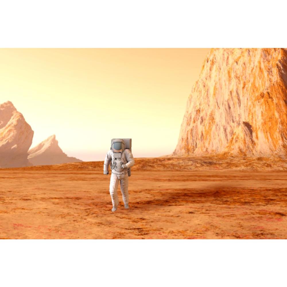 ArtzFolio Astronaut Walking On The Surface Of Mars D2 Peel & Stick Vinyl Wall Sticker-Laminated Wall Stickers-AZ5006167ART_UN_RF_R-0-Image Code 5006167 Vishnu Image Folio Pvt Ltd, IC 5006167, ArtzFolio, Laminated Wall Stickers, Conceptual, Photography, astronaut, walking, on, the, surface, of, mars, d2, peel, stick, vinyl, wall, sticker, for, bedroom, large, size, decal, drawing, room, living, decorative, big, waterproof, home, office, reception, pitaara, box, designer, prints, kids, pvc, amazonbasics, wash