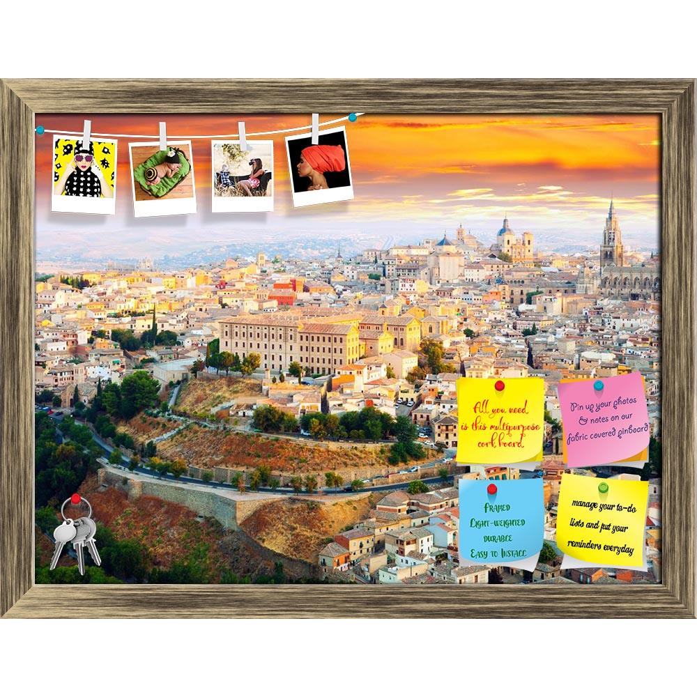 ArtzFolio Dawn View of Toledo, Castile La Mancha, Spain Printed Bulletin Board Notice Pin Board Soft Board | Framed-Bulletin Boards Framed-AZ5006176BLB_FR_RF_R-0-Image Code 5006176 Vishnu Image Folio Pvt Ltd, IC 5006176, ArtzFolio, Bulletin Boards Framed, Places, Photography, dawn, view, of, toledo, castile, la, mancha, spain, printed, bulletin, board, notice, pin, soft, framed, city, cityscape, building, sky, street, capital, europe, castile–la, landmark, landscape, scene, scenery, scenic, travel, urban, h