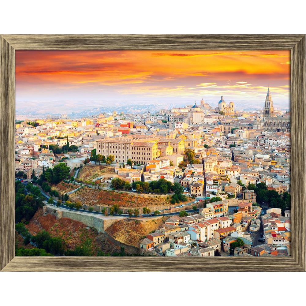 ArtzFolio Dawn View of Toledo, Castile La Mancha, Spain Canvas Painting Synthetic Frame-Paintings Synthetic Framing-AZ5006176ART_FR_RF_R-0-Image Code 5006176 Vishnu Image Folio Pvt Ltd, IC 5006176, ArtzFolio, Paintings Synthetic Framing, Places, Photography, dawn, view, of, toledo, castile, la, mancha, spain, canvas, painting, synthetic, frame, framed, print, wall, for, living, room, with, poster, pitaara, box, large, size, drawing, art, split, big, office, reception, kids, panel, designer, decorative, amaz