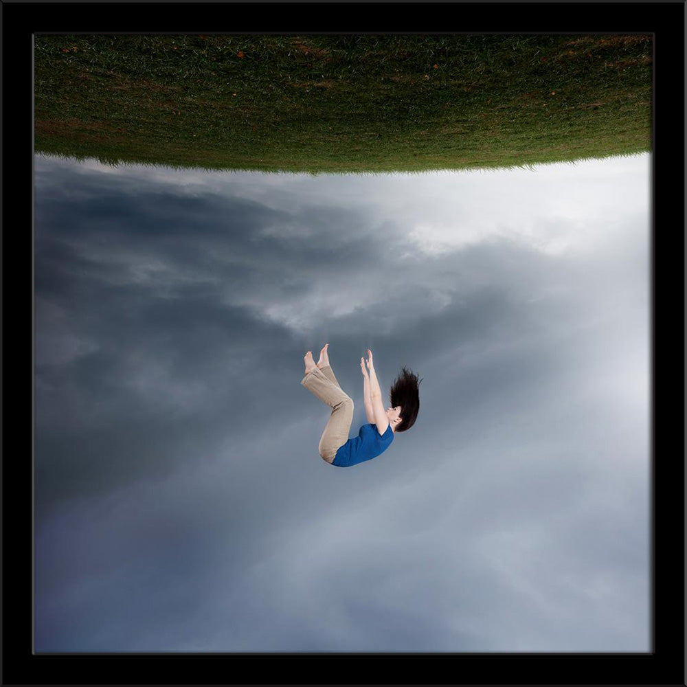 Surreal Image of a Woman Falling Up Towards Sky Painting Poster Frame-Regular Art Framed-REG_FR-IC 5006177 IC 5006177, Abstract Expressionism, Abstracts, Landscapes, Scenic, Semi Abstract, Surrealism, surreal, image, of, a, woman, falling, up, towards, sky, painting, poster, frame, abstract, clouds, float, girl, grass, gravity, hair, heaven, landscape, lost, rapture, teenage, artzfolio, wall decor for living room, wall frames for living room, frames for living room, wall art, canvas painting, wall frame, sc