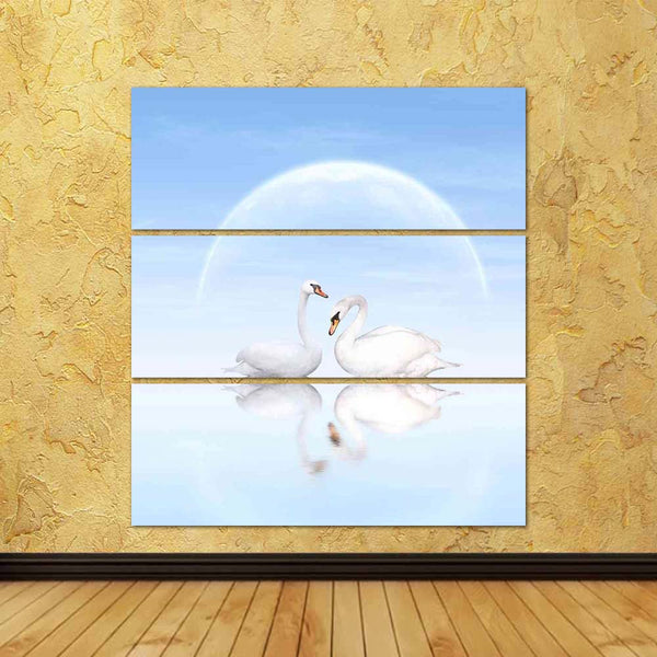 ArtzFolio Two White Swans D5 Split Art Painting Panel on Sunboard-Split Art Panels-AZ5006187SPL_FR_RF_R-0-Image Code 5006187 Vishnu Image Folio Pvt Ltd, IC 5006187, ArtzFolio, Split Art Panels, Birds, Photography, two, white, swans, d5, split, art, painting, panel, on, sunboard, framed, canvas, print, wall, for, living, room, with, frame, poster, pitaara, box, large, size, drawing, big, office, reception, of, kids, designer, decorative, amazonbasics, reprint, small, bedroom, scenery, swan, bird, pair, anima
