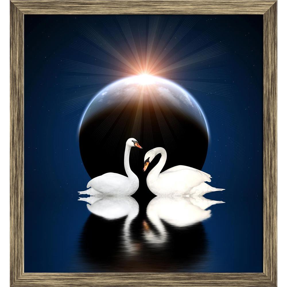 ArtzFolio Two White Swans D6 Canvas Painting-Paintings Wooden Framing-AZ5006188ART_FR_RF_R-0-Image Code 5006188 Vishnu Image Folio Pvt Ltd, IC 5006188, ArtzFolio, Paintings Wooden Framing, Birds, Photography, two, white, swans, d6, canvas, painting, framed, print, wall, for, living, room, with, frame, poster, pitaara, box, large, size, drawing, art, split, big, office, reception, of, kids, panel, designer, decorative, amazonbasics, reprint, small, bedroom, on, scenery, swan, bird, pair, animal, lake, love, 