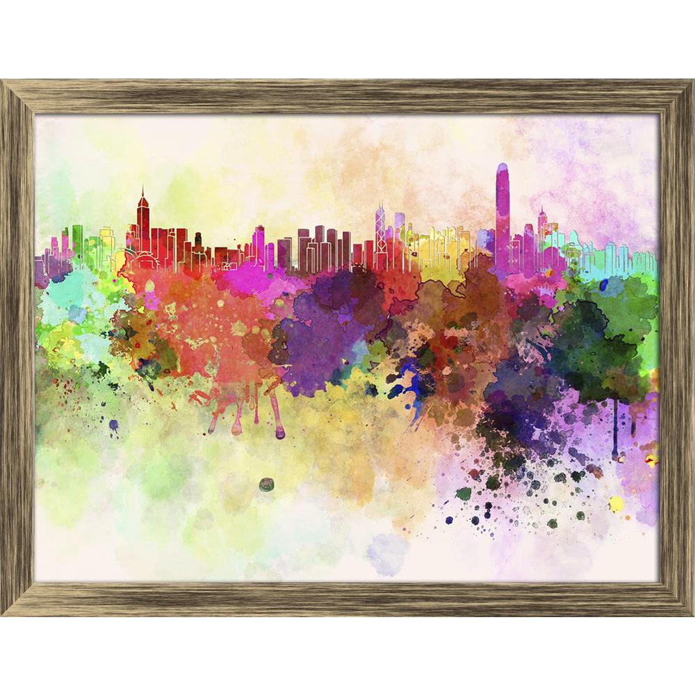 ArtzFolio Hong Kong Skyline In Watercolor Canvas Painting-Paintings Wooden Framing-AZ5006192ART_FR_RF_R-0-Image Code 5006192 Vishnu Image Folio Pvt Ltd, IC 5006192, ArtzFolio, Paintings Wooden Framing, Places, Fine Art Reprint, hong, kong, skyline, in, watercolor, canvas, painting, framed, print, wall, for, living, room, with, frame, poster, pitaara, box, large, size, drawing, art, split, big, office, reception, photography, of, kids, panel, designer, decorative, amazonbasics, reprint, small, bedroom, on, s