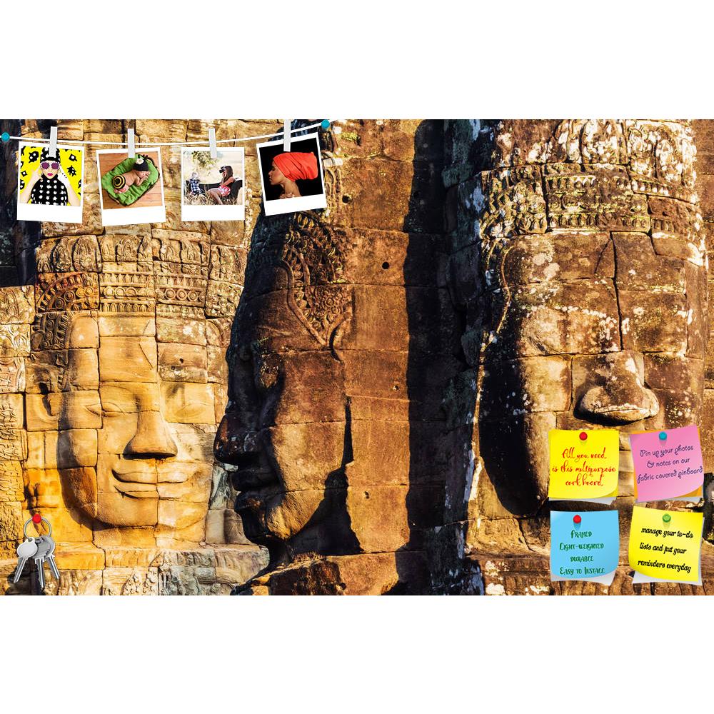ArtzFolio Faces of King on Bayon Temple, Angkor Wat, Cambodia D2 Printed Bulletin Board Notice Pin Board Soft Board | Frameless-Bulletin Boards Frameless-AZ5006197BLB_FL_RF_R-0-Image Code 5006197 Vishnu Image Folio Pvt Ltd, IC 5006197, ArtzFolio, Bulletin Boards Frameless, Places, Religious, Photography, faces, of, king, on, bayon, temple, angkor, wat, cambodia, d2, printed, bulletin, board, notice, pin, soft, frameless, archaeological, reap, stone, siem, sculpture, travel, carving, rock, archeology, statue