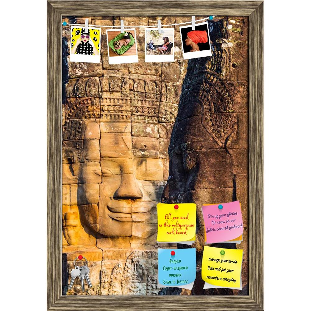 ArtzFolio Faces of King on Bayon Temple, Angkor Wat, Cambodia D3 Printed Bulletin Board Notice Pin Board Soft Board | Framed-Bulletin Boards Framed-AZ5006198BLB_FR_RF_R-0-Image Code 5006198 Vishnu Image Folio Pvt Ltd, IC 5006198, ArtzFolio, Bulletin Boards Framed, Places, Religious, Photography, faces, of, king, on, bayon, temple, angkor, wat, cambodia, d3, printed, bulletin, board, notice, pin, soft, framed, archaeological, reap, stone, siem, sculpture, travel, carving, rock, archeology, statue, landmark, 