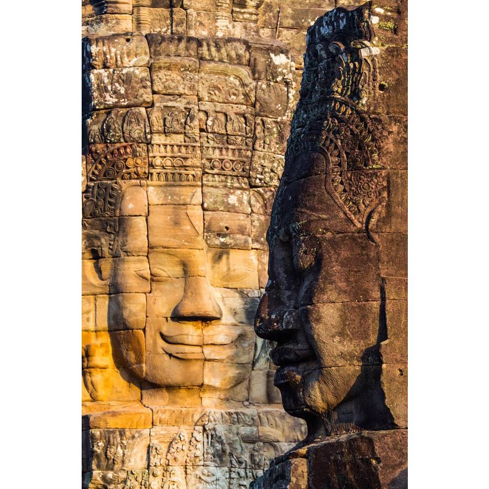 ArtzFolio Faces of King on Bayon Temple, Angkor Wat, Cambodia D3 Canvas Painting-Paintings MDF Framing-AZ5006198ART_UN_RF_R-0-Image Code 5006198 Vishnu Image Folio Pvt Ltd, IC 5006198, ArtzFolio, Paintings MDF Framing, Places, Religious, Photography, faces, of, king, on, bayon, temple, angkor, wat, cambodia, d3, canvas, painting, framed, print, wall, for, living, room, with, frame, poster, pitaara, box, large, size, drawing, art, split, big, office, reception, kids, panel, designer, decorative, amazonbasics