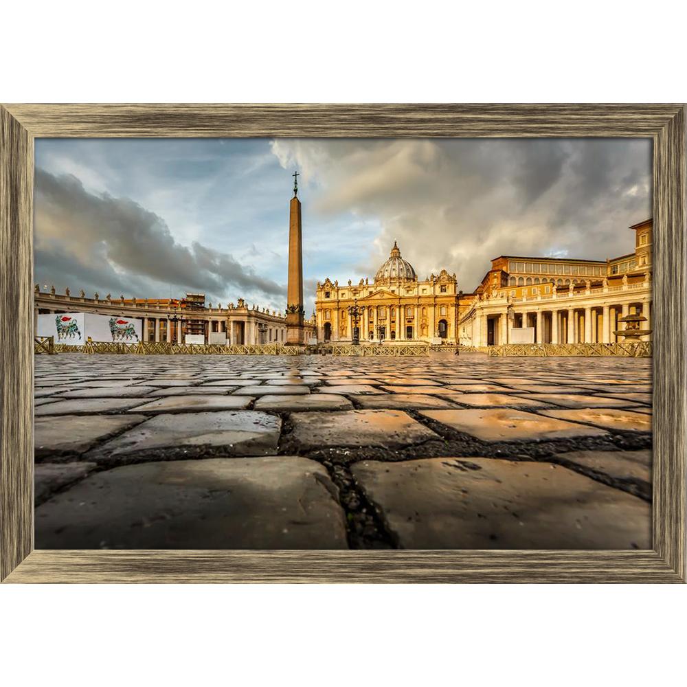 ArtzFolio St Peter Square Basilica in Vatican City, Rome Canvas Painting-Paintings Wooden Framing-AZ5006199ART_FR_RF_R-0-Image Code 5006199 Vishnu Image Folio Pvt Ltd, IC 5006199, ArtzFolio, Paintings Wooden Framing, Places, Photography, st, peter, square, basilica, in, vatican, city, rome, canvas, painting, framed, print, wall, for, living, room, with, frame, poster, pitaara, box, large, size, drawing, art, split, big, office, reception, of, kids, panel, designer, decorative, amazonbasics, reprint, small, 