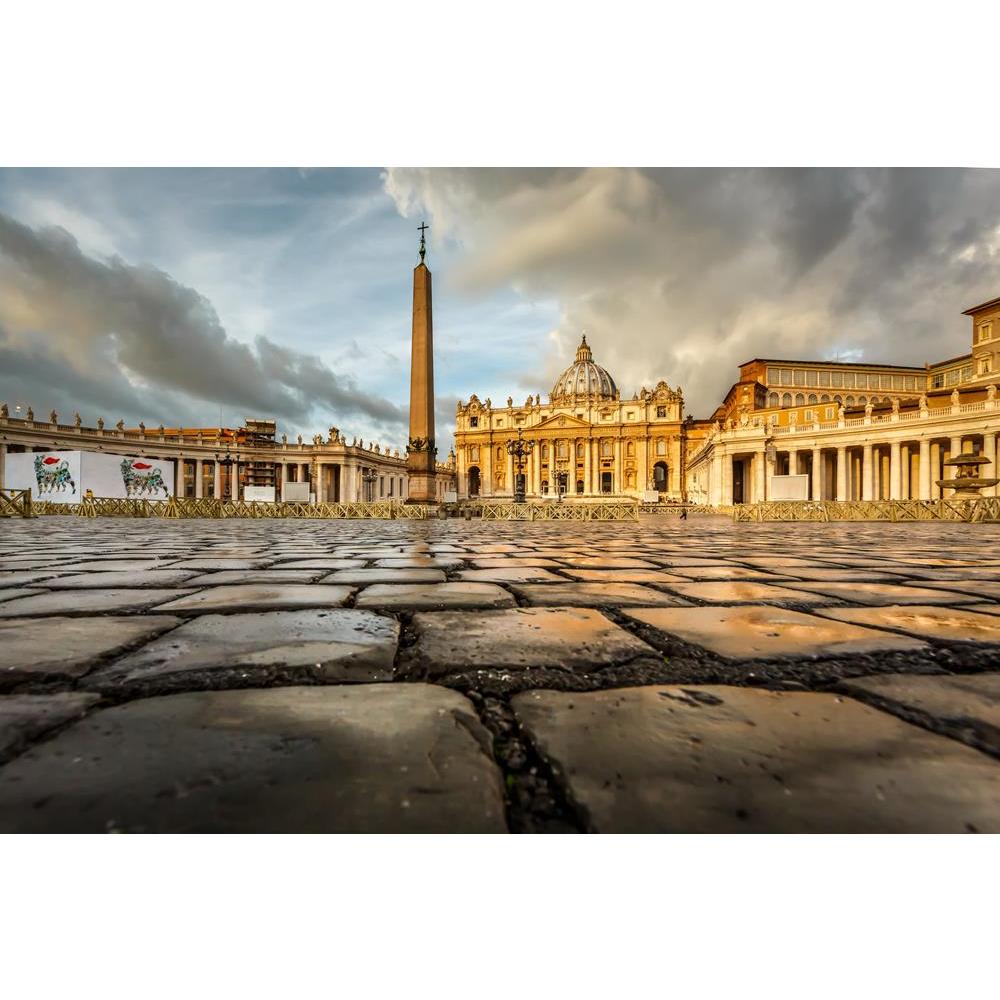ArtzFolio St Peter Square Basilica in Vatican City, Rome Peel & Stick Vinyl Wall Sticker-Laminated Wall Stickers-AZ5006199ART_UN_RF_R-0-Image Code 5006199 Vishnu Image Folio Pvt Ltd, IC 5006199, ArtzFolio, Laminated Wall Stickers, Places, Photography, st, peter, square, basilica, in, vatican, city, rome, peel, stick, vinyl, wall, sticker, for, bedroom, large, size, decal, drawing, room, living, decorative, big, waterproof, home, office, reception, pitaara, box, designer, prints, kids, pvc, amazonbasics, was