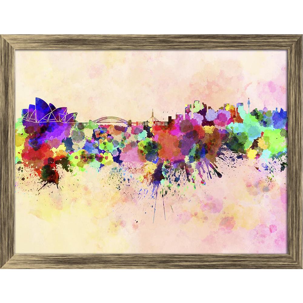 ArtzFolio Sydney, Australia Skyline In Watercolor Background Canvas Painting-Paintings Wooden Framing-AZ5006204ART_FR_RF_R-0-Image Code 5006204 Vishnu Image Folio Pvt Ltd, IC 5006204, ArtzFolio, Paintings Wooden Framing, Places, Fine Art Reprint, sydney, australia, skyline, in, watercolor, background, canvas, painting, framed, print, wall, for, living, room, with, frame, poster, pitaara, box, large, size, drawing, art, split, big, office, reception, photography, of, kids, panel, designer, decorative, amazon