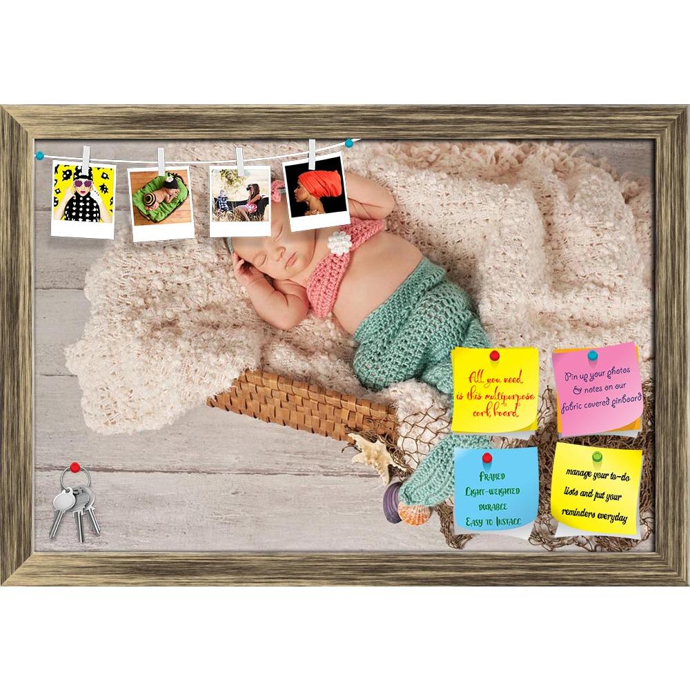 ArtzFolio Portrait of a Newborn Baby Girl D9 Printed Bulletin Board Notice Pin Board Soft Board | Framed-Bulletin Boards Framed-AZ5006214BLB_FR_RF_R-0-Image Code 5006214 Vishnu Image Folio Pvt Ltd, IC 5006214, ArtzFolio, Bulletin Boards Framed, Kids, Photography, portrait, of, a, newborn, baby, girl, d9, printed, bulletin, board, notice, pin, soft, framed, mermaid, costume, infant, female, sleeping, sleep, caucasian, innocence, innocent, cute, adorable, crochet, sea, shells, net, peaceful, serene, basket, l