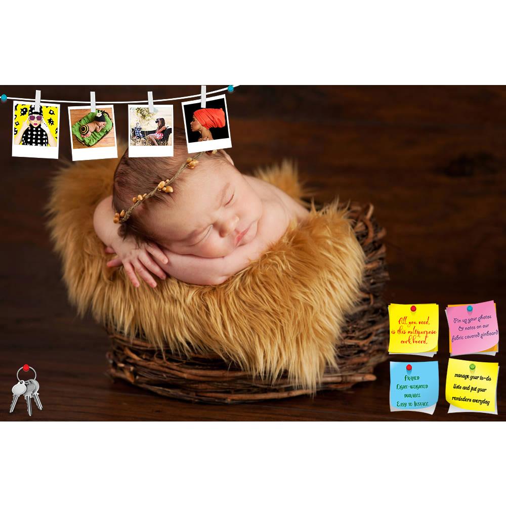 ArtzFolio Portrait of a Newborn Baby D2 Printed Bulletin Board Notice Pin Board Soft Board | Frameless-Bulletin Boards Frameless-AZ5006215BLB_FL_RF_R-0-Image Code 5006215 Vishnu Image Folio Pvt Ltd, IC 5006215, ArtzFolio, Bulletin Boards Frameless, Kids, Photography, portrait, of, a, newborn, baby, d2, printed, bulletin, board, notice, pin, soft, frameless, infant, crown, twig, wood, gold, brown, cute, adorable, innocence, innocent, little, pure, purity, caucasian, one, person, human, horizontal, image, sle