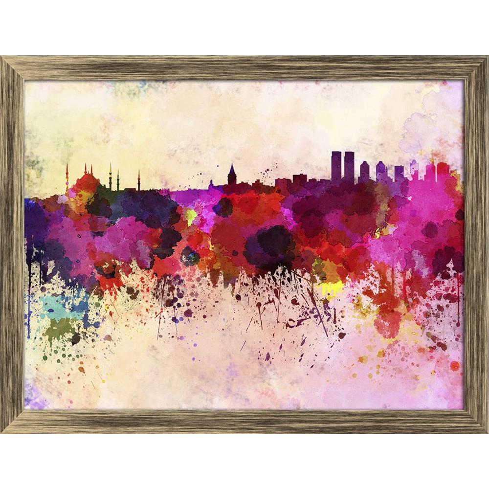 ArtzFolio Istanbul, Turkey Skyline In Watercolor Canvas Painting-Paintings Wooden Framing-AZ5006220ART_FR_RF_R-0-Image Code 5006220 Vishnu Image Folio Pvt Ltd, IC 5006220, ArtzFolio, Paintings Wooden Framing, Places, Fine Art Reprint, istanbul, turkey, skyline, in, watercolor, canvas, painting, framed, print, wall, for, living, room, with, frame, poster, pitaara, box, large, size, drawing, art, split, big, office, reception, photography, of, kids, panel, designer, decorative, amazonbasics, reprint, small, b