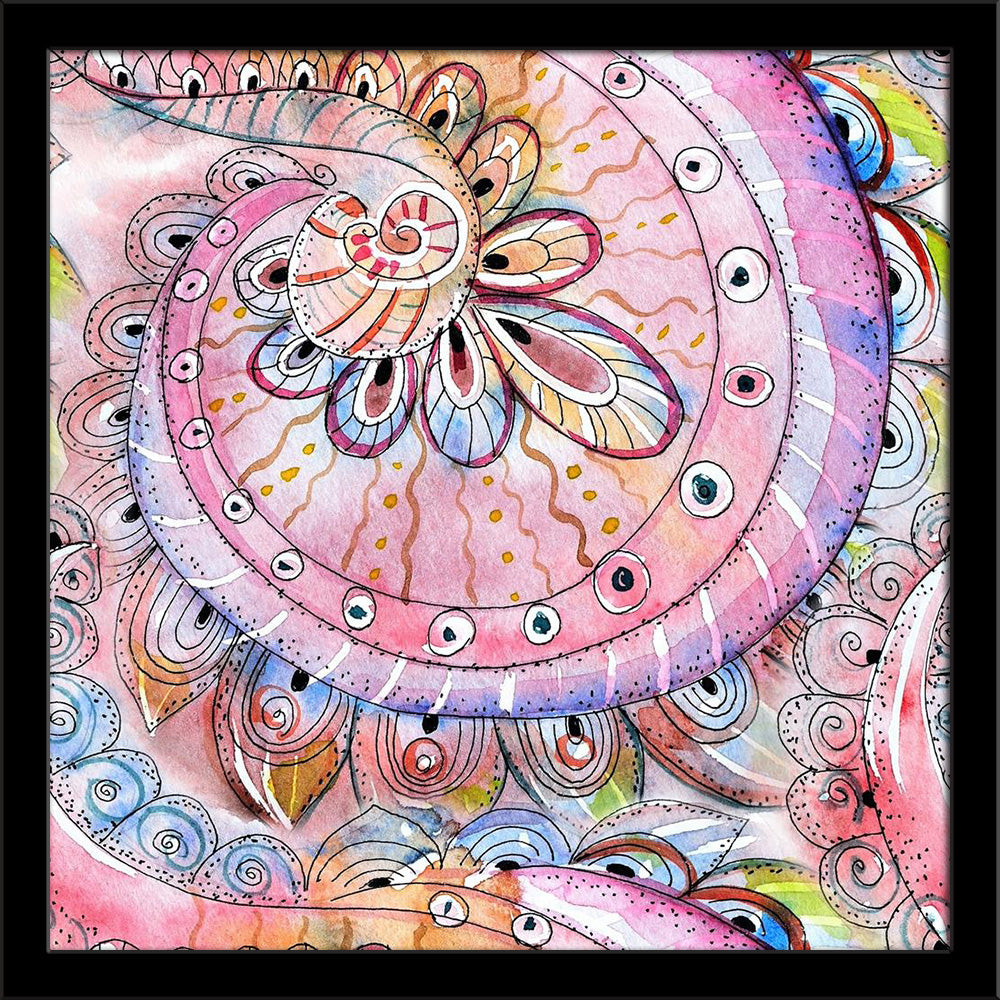 Abstract Texture Painting Poster Frame - Regular Art Framed - ArtzFolio.com