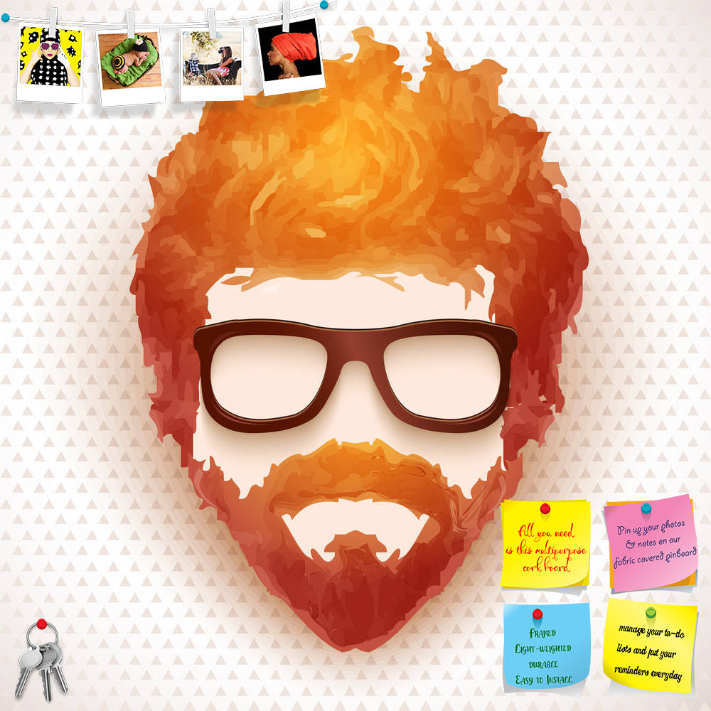 ArtzFolio Hipster Man Printed Bulletin Board Notice Pin Board Soft Board | Frameless-Bulletin Boards Frameless-AZ5006223BLB_FL_RF_R-0-Image Code 5006223 Vishnu Image Folio Pvt Ltd, IC 5006223, ArtzFolio, Bulletin Boards Frameless, Kids, Pop Art, Digital Art, hipster, man, printed, bulletin, board, notice, pin, soft, frameless, man., vector, illustration, pin up board, push pin board, extra large cork board, big pin board, notice board, small bulletin board, cork board, wall notice board, giant cork board, b