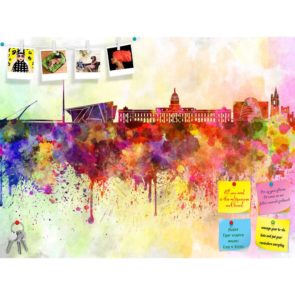 ArtzFolio Dublin, UAE Skyline In Watercolor Printed Bulletin Board Notice Pin Board Soft Board | Frameless-Bulletin Boards Frameless-AZ5006227BLB_FL_RF_R-0-Image Code 5006227 Vishnu Image Folio Pvt Ltd, IC 5006227, ArtzFolio, Bulletin Boards Frameless, Places, Fine Art Reprint, dublin, uae, skyline, in, watercolor, printed, bulletin, board, notice, pin, soft, frameless, ireland, europe, background, abstract, paint, color, splash, colorful, art, texture, grunge, paper, ink, illustration, bright, vintage, spl