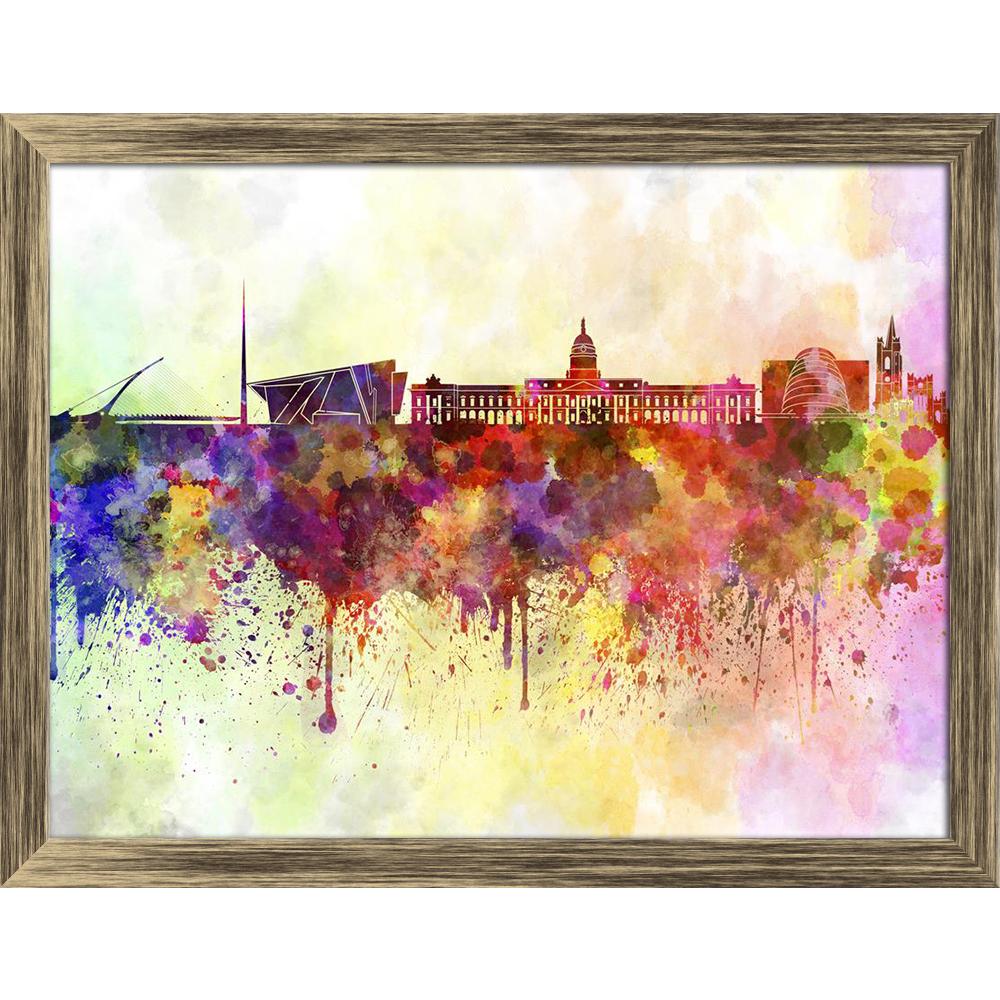 ArtzFolio Dublin, UAE Skyline In Watercolor Canvas Painting-Paintings Wooden Framing-AZ5006227ART_FR_RF_R-0-Image Code 5006227 Vishnu Image Folio Pvt Ltd, IC 5006227, ArtzFolio, Paintings Wooden Framing, Places, Fine Art Reprint, dublin, uae, skyline, in, watercolor, canvas, painting, framed, print, wall, for, living, room, with, frame, poster, pitaara, box, large, size, drawing, art, split, big, office, reception, photography, of, kids, panel, designer, decorative, amazonbasics, reprint, small, bedroom, on