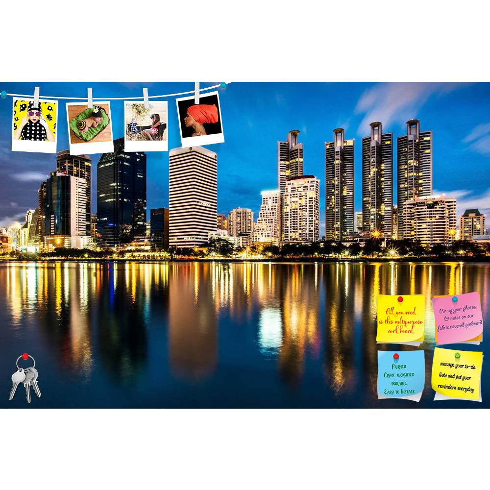 ArtzFolio Reflection of Lighting Cityscape at Night, Bangkok Printed Bulletin Board Notice Pin Board Soft Board | Frameless-Bulletin Boards Frameless-AZ5006230BLB_FL_RF_R-0-Image Code 5006230 Vishnu Image Folio Pvt Ltd, IC 5006230, ArtzFolio, Bulletin Boards Frameless, Places, Photography, reflection, of, lighting, cityscape, at, night, bangkok, printed, bulletin, board, notice, pin, soft, frameless, city, scape, pin up board, push pin board, extra large cork board, big pin board, notice board, small bullet