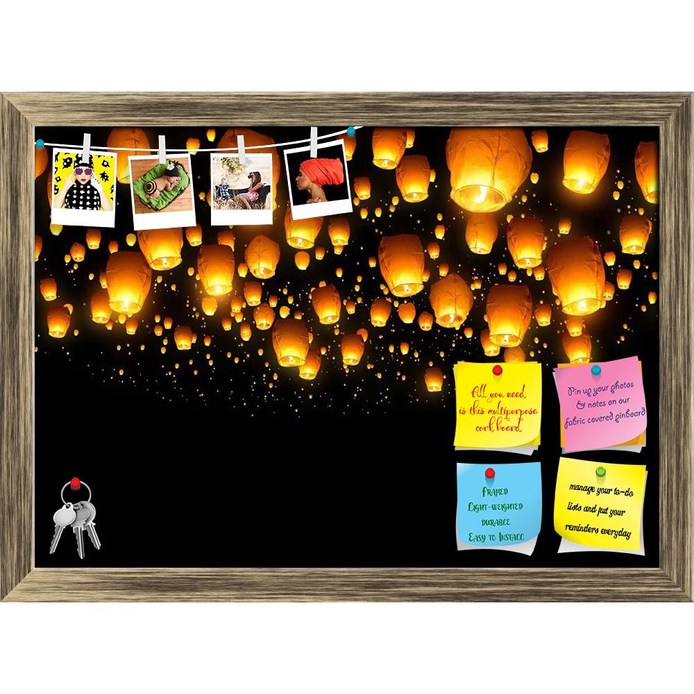 ArtzFolio Flying Lanterns Printed Bulletin Board Notice Pin Board Soft Board | Framed-Bulletin Boards Framed-AZ5006231BLB_FR_RF_R-0-Image Code 5006231 Vishnu Image Folio Pvt Ltd, IC 5006231, ArtzFolio, Bulletin Boards Framed, Places, Photography, flying, lanterns, printed, bulletin, board, notice, pin, soft, framed, chinese, lantern, floating, light, peace, wishing, wish, sky, night, eveing, glowing, lights, flame, new, year, candles, occasion, special, paper, beautiful, outdoors, festival, celebration, bac