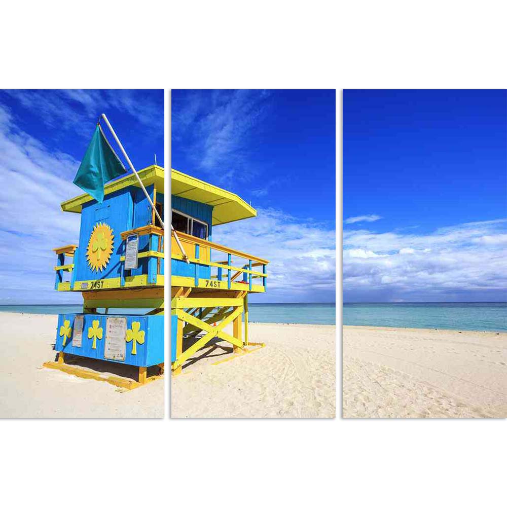 ArtzFolio Lifeguard House on Miami Beach Florida, USA D2 Split Art Painting Panel on Sunboard-Split Art Panels-AZ5006232SPL_FR_RF_R-0-Image Code 5006232 Vishnu Image Folio Pvt Ltd, IC 5006232, ArtzFolio, Split Art Panels, Landscapes, Places, Photography, lifeguard, house, on, miami, beach, florida, usa, d2, split, art, painting, panel, sunboard, framed, canvas, print, wall, for, living, room, with, frame, poster, pitaara, box, large, size, drawing, big, office, reception, of, kids, designer, decorative, ama