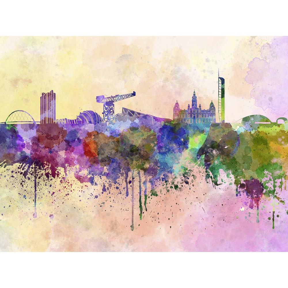 ArtzFolio Glasgow, Scotland Skyline In Watercolor Canvas Painting-Paintings MDF Framing-AZ5006233ART_UN_RF_R-0-Image Code 5006233 Vishnu Image Folio Pvt Ltd, IC 5006233, ArtzFolio, Paintings MDF Framing, Places, Fine Art Reprint, glasgow, scotland, skyline, in, watercolor, canvas, painting, framed, print, wall, for, living, room, with, frame, poster, pitaara, box, large, size, drawing, art, split, big, office, reception, photography, of, kids, panel, designer, decorative, amazonbasics, reprint, small, bedro