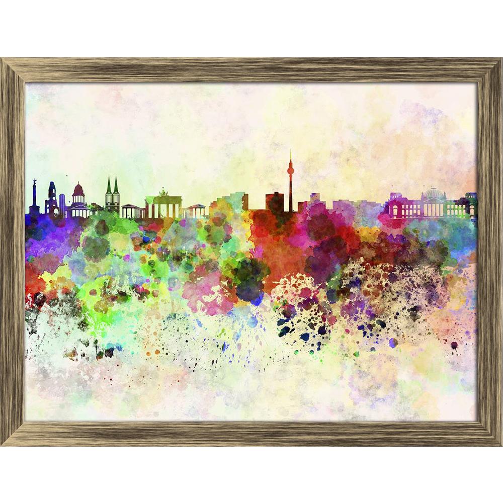 ArtzFolio Berlin, Capital of Germany, Skyline In Watercolor Canvas Painting-Paintings Wooden Framing-AZ5006235ART_FR_RF_R-0-Image Code 5006235 Vishnu Image Folio Pvt Ltd, IC 5006235, ArtzFolio, Paintings Wooden Framing, Places, Fine Art Reprint, berlin, capital, of, germany, skyline, in, watercolor, canvas, painting, framed, print, wall, for, living, room, with, frame, poster, pitaara, box, large, size, drawing, art, split, big, office, reception, photography, kids, panel, designer, decorative, amazonbasics