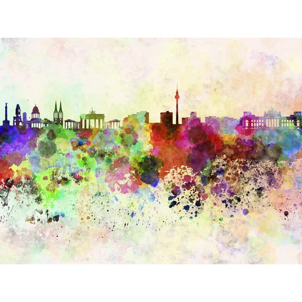 ArtzFolio Berlin, Capital of Germany, Skyline In Watercolor Canvas Painting-Paintings MDF Framing-AZ5006235ART_UN_RF_R-0-Image Code 5006235 Vishnu Image Folio Pvt Ltd, IC 5006235, ArtzFolio, Paintings MDF Framing, Places, Fine Art Reprint, berlin, capital, of, germany, skyline, in, watercolor, canvas, painting, framed, print, wall, for, living, room, with, frame, poster, pitaara, box, large, size, drawing, art, split, big, office, reception, photography, kids, panel, designer, decorative, amazonbasics, repr