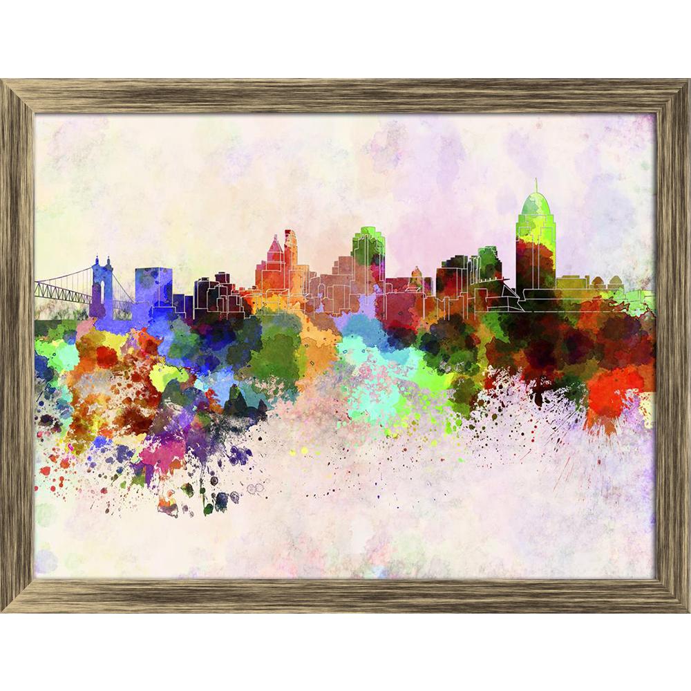 ArtzFolio Skyline of Cincinnati, US State of Ohio Canvas Painting-Paintings Wooden Framing-AZ5006238ART_FR_RF_R-0-Image Code 5006238 Vishnu Image Folio Pvt Ltd, IC 5006238, ArtzFolio, Paintings Wooden Framing, Places, Fine Art Reprint, skyline, of, cincinnati, us, state, ohio, canvas, painting, framed, print, wall, for, living, room, with, frame, poster, pitaara, box, large, size, drawing, art, split, big, office, reception, photography, kids, panel, designer, decorative, amazonbasics, reprint, small, bedro