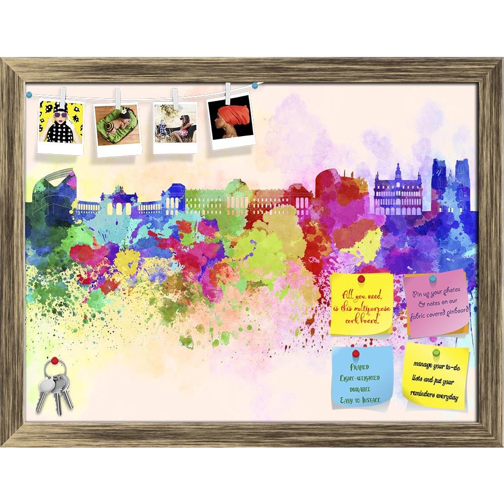 ArtzFolio Skyline of Brussels, Capital of Belgium Printed Bulletin Board Notice Pin Board Soft Board | Framed-Bulletin Boards Framed-AZ5006248BLB_FR_RF_R-0-Image Code 5006248 Vishnu Image Folio Pvt Ltd, IC 5006248, ArtzFolio, Bulletin Boards Framed, Places, Fine Art Reprint, skyline, of, brussels, capital, belgium, printed, bulletin, board, notice, pin, soft, framed, europe, watercolor, background, abstract, paint, color, splash, colorful, art, texture, grunge, paper, ink, illustration, bright, vintage, spl