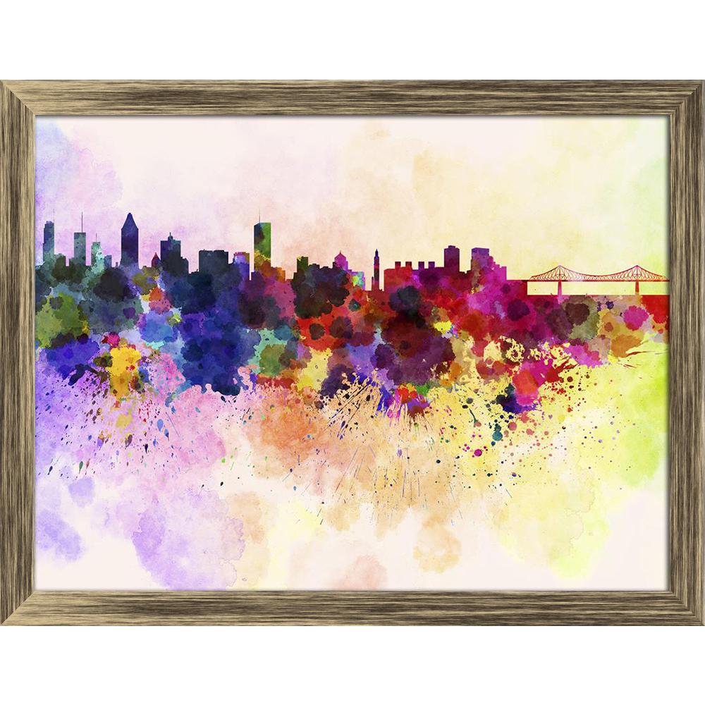 ArtzFolio Montreal Skyline, City in Canada's Québec Province Canvas Painting-Paintings Wooden Framing-AZ5006250ART_FR_RF_R-0-Image Code 5006250 Vishnu Image Folio Pvt Ltd, IC 5006250, ArtzFolio, Paintings Wooden Framing, Places, Fine Art Reprint, montreal, skyline, city, in, canada's, québec, province, canvas, painting, framed, print, wall, for, living, room, with, frame, poster, pitaara, box, large, size, drawing, art, split, big, office, reception, photography, of, kids, panel, designer, decorative, amazo