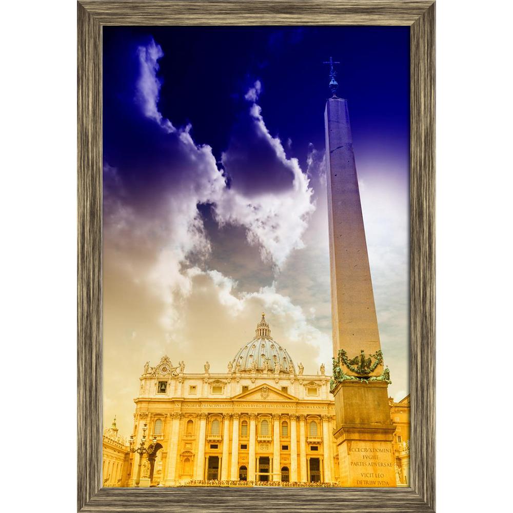 ArtzFolio Spectacular View Of St. Peter In Vatrican, Rome Canvas Painting-Paintings Wooden Framing-AZ5006257ART_FR_RF_R-0-Image Code 5006257 Vishnu Image Folio Pvt Ltd, IC 5006257, ArtzFolio, Paintings Wooden Framing, Places, Vintage, Photography, spectacular, view, of, st., peter, in, vatrican, rome, canvas, painting, framed, print, wall, for, living, room, with, frame, poster, pitaara, box, large, size, drawing, art, split, big, office, reception, kids, panel, designer, decorative, amazonbasics, reprint, 