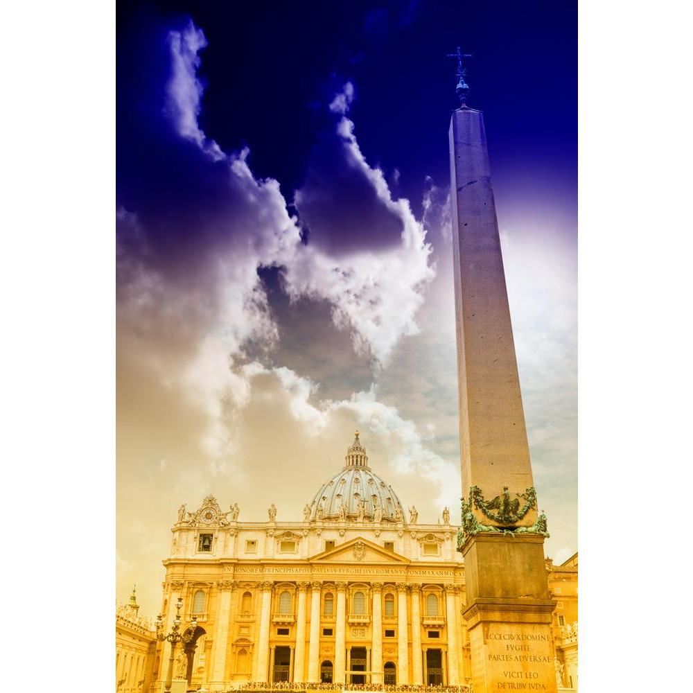 ArtzFolio Spectacular View Of St. Peter In Vatrican, Rome Unframed Premium Canvas Painting-Paintings Unframed Premium-AZ5006257ART_UN_RF_R-0-Image Code 5006257 Vishnu Image Folio Pvt Ltd, IC 5006257, ArtzFolio, Paintings Unframed Premium, Places, Vintage, Photography, spectacular, view, of, st., peter, in, vatrican, rome, unframed, premium, canvas, painting, large, size, print, wall, for, living, room, without, frame, decorative, poster, art, pitaara, box, drawing, amazonbasics, big, kids, designer, office,