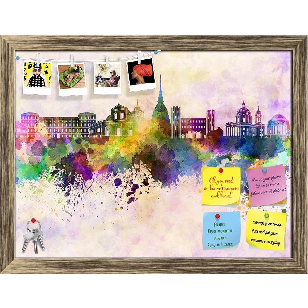 ArtzFolio Turin Skyline, Capital City of Piedmont, Italy Printed Bulletin Board Notice Pin Board Soft Board | Framed-Bulletin Boards Framed-AZ5006264BLB_FR_RF_R-0-Image Code 5006264 Vishnu Image Folio Pvt Ltd, IC 5006264, ArtzFolio, Bulletin Boards Framed, Places, Fine Art Reprint, turin, skyline, capital, city, of, piedmont, italy, printed, bulletin, board, notice, pin, soft, framed, europe, watercolor, background, abstract, paint, color, splash, colorful, art, texture, grunge, paper, ink, illustration, br