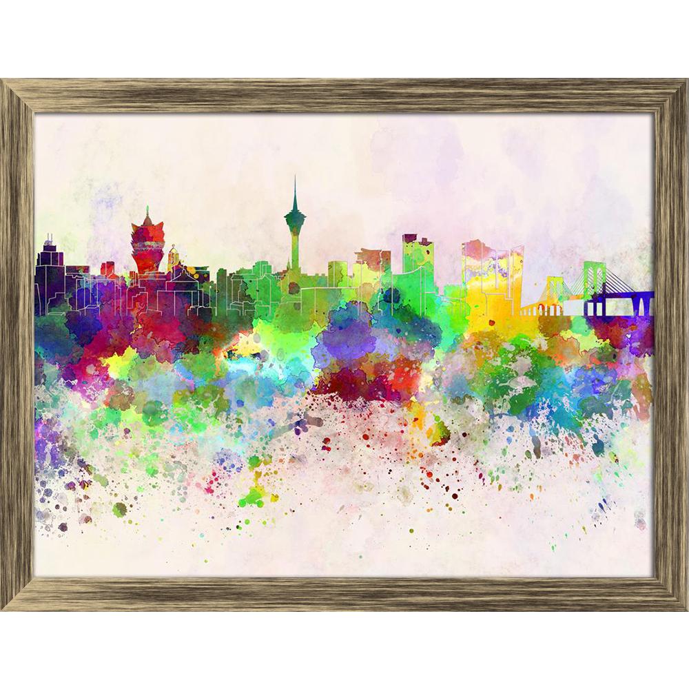 ArtzFolio Macau Skyline in Watercolor Canvas Painting-Paintings Wooden Framing-AZ5006265ART_FR_RF_R-0-Image Code 5006265 Vishnu Image Folio Pvt Ltd, IC 5006265, ArtzFolio, Paintings Wooden Framing, Places, Fine Art Reprint, macau, skyline, in, watercolor, canvas, painting, framed, print, wall, for, living, room, with, frame, poster, pitaara, box, large, size, drawing, art, split, big, office, reception, photography, of, kids, panel, designer, decorative, amazonbasics, reprint, small, bedroom, on, scenery, c