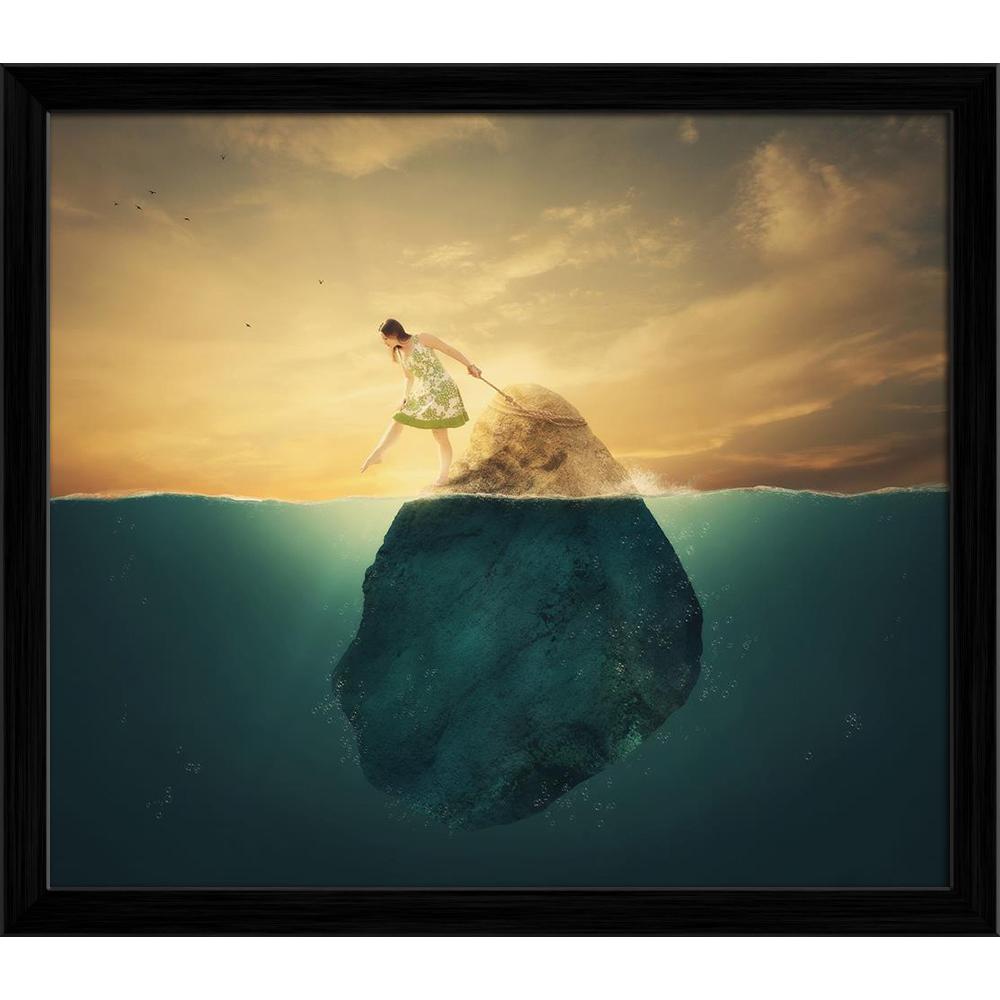 ArtzFolio Woman Tied To A Rock In The Deep Waters Canvas Painting Synthetic Frame-Paintings Synthetic Framing-AZ5006269ART_FR_RF_R-0-Image Code 5006269 Vishnu Image Folio Pvt Ltd, IC 5006269, ArtzFolio, Paintings Synthetic Framing, Conceptual, Photography, woman, tied, to, a, rock, in, the, deep, waters, canvas, painting, synthetic, frame, framed, print, wall, for, living, room, with, poster, pitaara, box, large, size, drawing, art, split, big, office, reception, of, kids, panel, designer, decorative, amazo