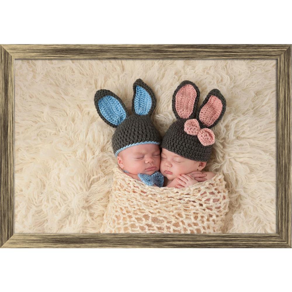 ArtzFolio Newborn Baby Twins Wearing Bunny Costumes Canvas Painting-Paintings Wooden Framing-AZ5006276ART_FR_RF_R-0-Image Code 5006276 Vishnu Image Folio Pvt Ltd, IC 5006276, ArtzFolio, Paintings Wooden Framing, Kids, Photography, newborn, baby, twins, wearing, bunny, costumes, canvas, painting, framed, print, wall, for, living, room, with, frame, poster, pitaara, box, large, size, drawing, art, split, big, office, reception, of, panel, designer, decorative, amazonbasics, reprint, small, bedroom, on, scener