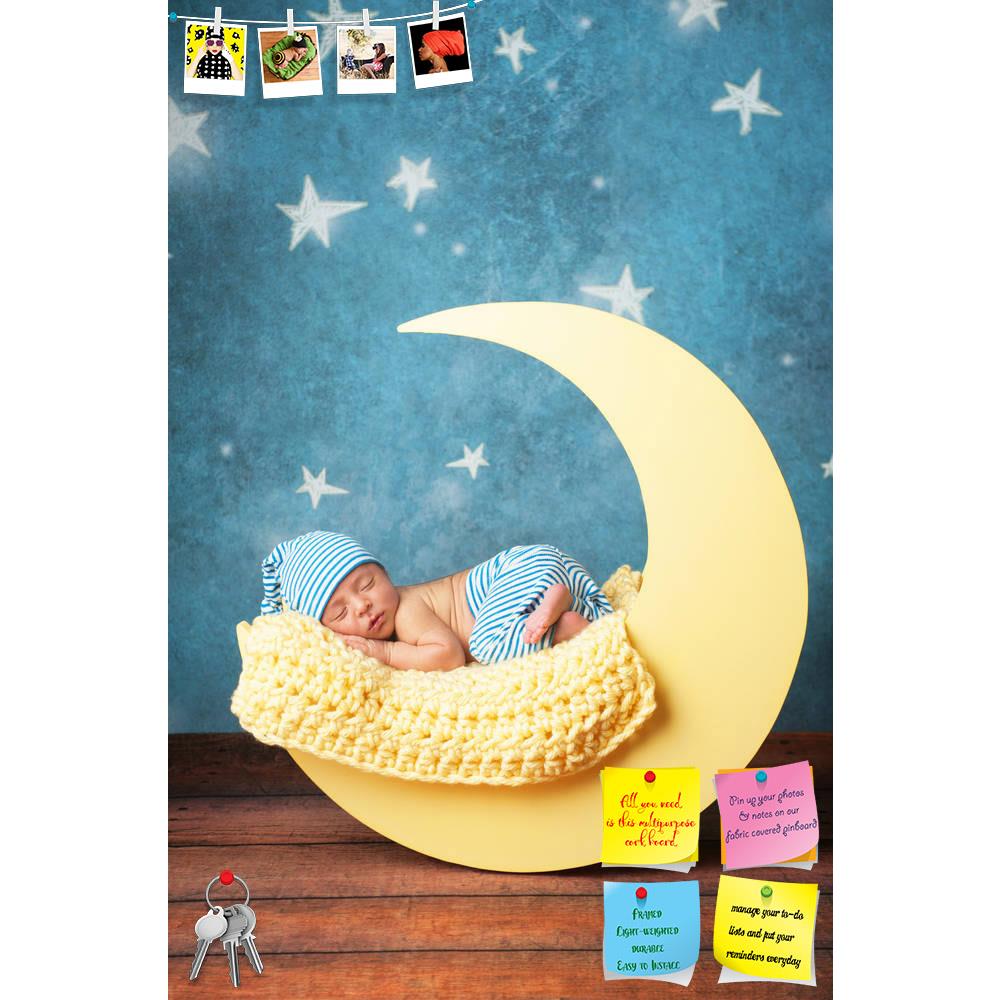 ArtzFolio Studio Portrait of a New Born Baby Boy Printed Bulletin Board Notice Pin Board Soft Board | Frameless-Bulletin Boards Frameless-AZ5006277BLB_FL_RF_R-0-Image Code 5006277 Vishnu Image Folio Pvt Ltd, IC 5006277, ArtzFolio, Bulletin Boards Frameless, Kids, Photography, studio, portrait, of, a, new, born, baby, boy, printed, bulletin, board, notice, pin, soft, frameless, newborn, moon, stars, sleep, pajamas, sleeping, slumber, cap, hat, infant, male, retro, cute, adorable, innocence, innocent, peacefu