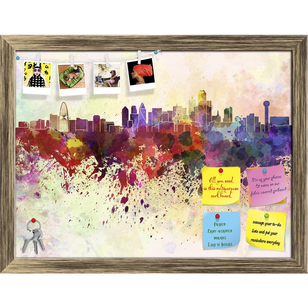 ArtzFolio Dallas Skyline, Metropolis in North Texas, USA Printed Bulletin Board Notice Pin Board Soft Board | Framed-Bulletin Boards Framed-AZ5006285BLB_FR_RF_R-0-Image Code 5006285 Vishnu Image Folio Pvt Ltd, IC 5006285, ArtzFolio, Bulletin Boards Framed, Places, Fine Art Reprint, dallas, skyline, metropolis, in, north, texas, usa, printed, bulletin, board, notice, pin, soft, framed, united, states, america, watercolor, background, abstract, paint, color, splash, colorful, art, texture, grunge, paper, ink,