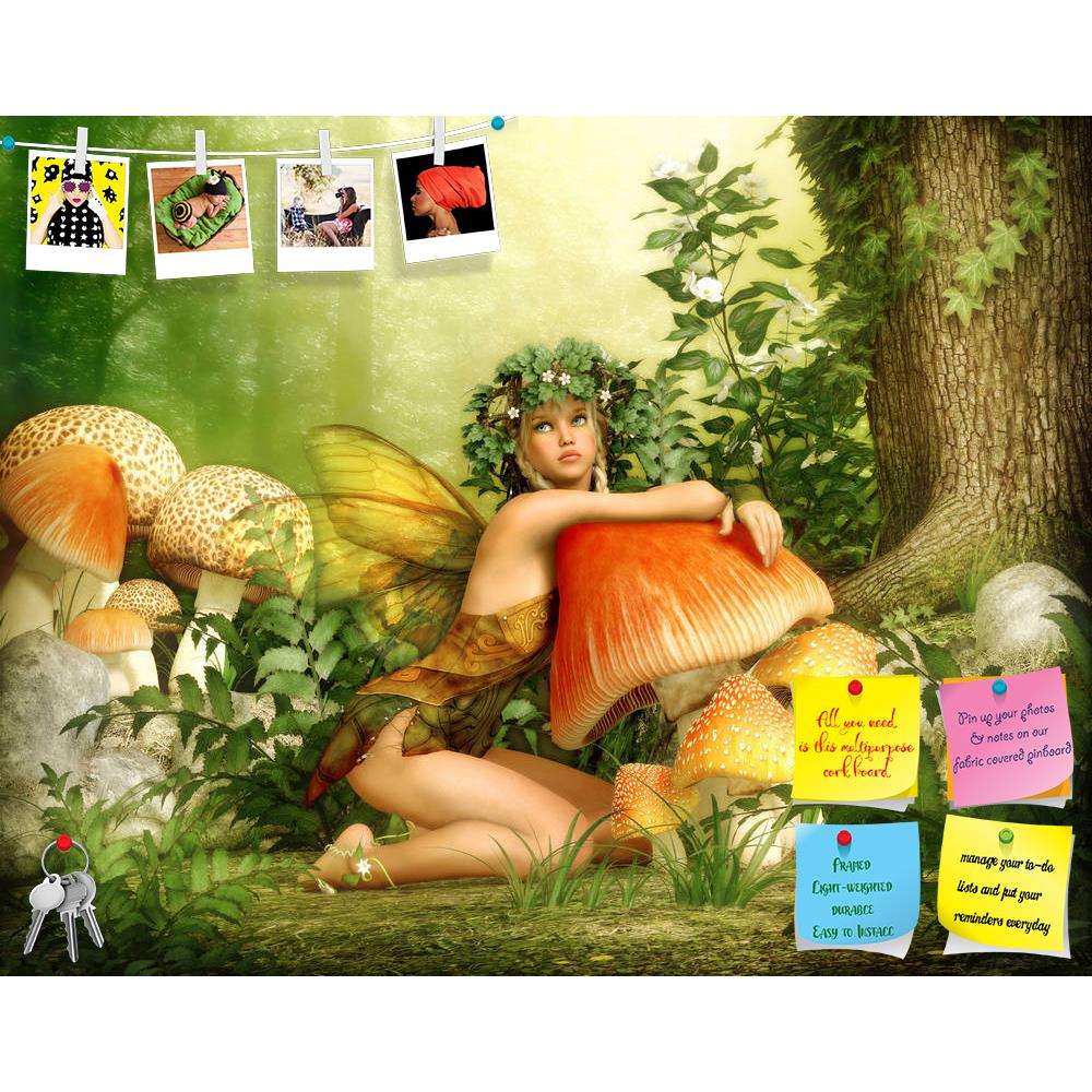 ArtzFolio Fairy With A Wreath On Her Head Printed Bulletin Board Notice Pin Board Soft Board | Frameless-Bulletin Boards Frameless-AZ5006287BLB_FL_RF_R-0-Image Code 5006287 Vishnu Image Folio Pvt Ltd, IC 5006287, ArtzFolio, Bulletin Boards Frameless, Fantasy, Figurative, Digital Art, fairy, with, a, wreath, on, her, head, printed, bulletin, board, notice, pin, soft, frameless, 3d, art, summer, background, beauty, bush, charming, computer, graphics, crouch, cute, dress, elf, enchanting, fae, fairytale, femal