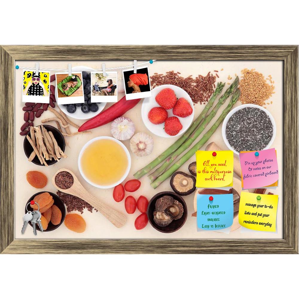 ArtzFolio Artwork of Super Foods Printed Bulletin Board Notice Pin Board Soft Board | Framed-Bulletin Boards Framed-AZ5006294BLB_FR_RF_R-0-Image Code 5006294 Vishnu Image Folio Pvt Ltd, IC 5006294, ArtzFolio, Bulletin Boards Framed, Food & Beverage, Photography, artwork, of, super, foods, printed, bulletin, board, notice, pin, soft, framed, food, superfood, health, diet, natural, organic, nutrition, nutritious, vegetarian, vegan, antioxidant, abstract, vitamin, fresh, dried, ingredient, selection, sampler, 