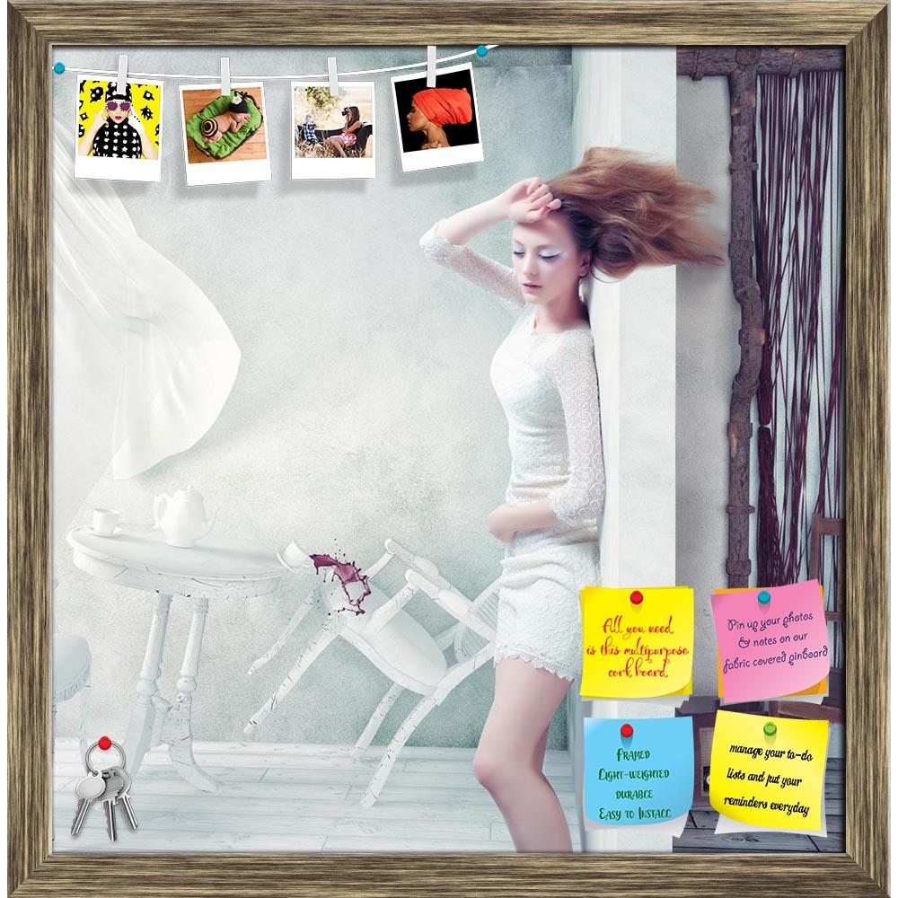 ArtzFolio Concept of Beautiful Woman At The Wall, Windswept Printed Bulletin Board Notice Pin Board Soft Board | Framed-Bulletin Boards Framed-AZ5006295BLB_FR_RF_R-0-Image Code 5006295 Vishnu Image Folio Pvt Ltd, IC 5006295, ArtzFolio, Bulletin Boards Framed, Conceptual, Fashion, Figurative, Photography, concept, of, beautiful, woman, at, the, wall, windswept, printed, bulletin, board, notice, pin, soft, framed, creative, girl, white, wind, chair, table, vintage, retro, hair, pretty, cup, pot, splash, curta