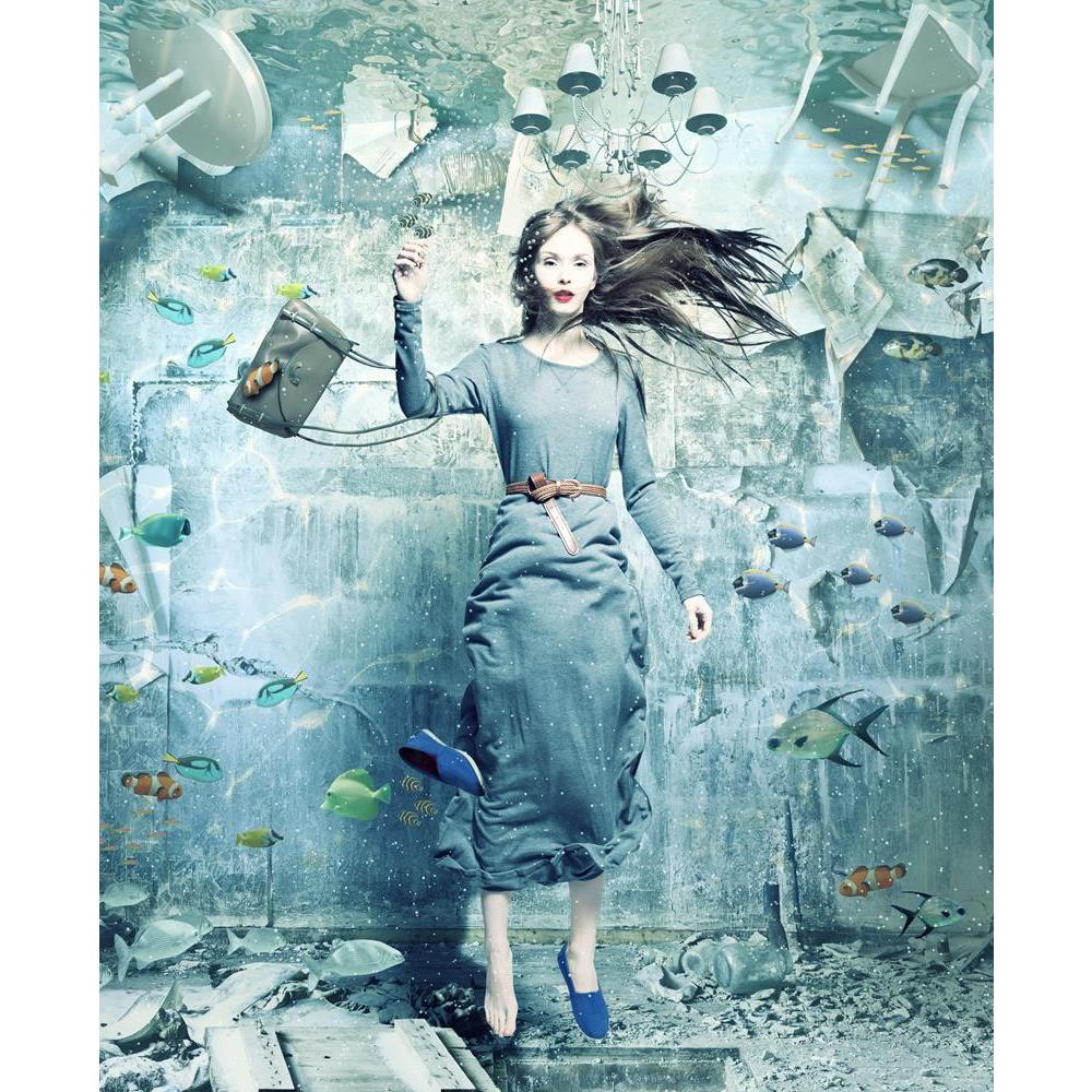 ArtzFolio Pretty Woman Underwater In The Flooded Interior Peel & Stick Vinyl Wall Sticker-Laminated Wall Stickers-AZ5006297ART_UN_RF_R-0-Image Code 5006297 Vishnu Image Folio Pvt Ltd, IC 5006297, ArtzFolio, Laminated Wall Stickers, Conceptual, Fashion, Figurative, Photography, pretty, woman, underwater, in, the, flooded, interior, peel, stick, vinyl, wall, sticker, for, bedroom, large, size, decal, drawing, room, living, decorative, big, waterproof, home, office, reception, pitaara, box, designer, prints, k