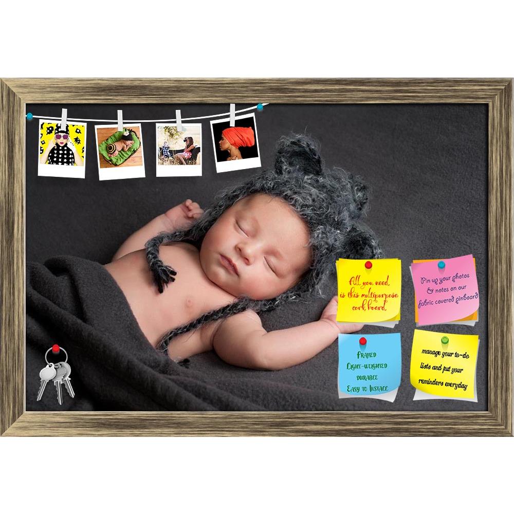 ArtzFolio Image of a Newborn Baby Boy D6 Printed Bulletin Board Notice Pin Board Soft Board | Framed-Bulletin Boards Framed-AZ5006306BLB_FR_RF_R-0-Image Code 5006306 Vishnu Image Folio Pvt Ltd, IC 5006306, ArtzFolio, Bulletin Boards Framed, Kids, Photography, image, of, a, newborn, baby, boy, d6, printed, bulletin, board, notice, pin, soft, framed, wolf, costume, hat, male, gray, grey, sleep, sleeping, portrait, cute, adorable, nap, ears, bonnet, napping, innocence, innocent, little, pure, purity, caucasian