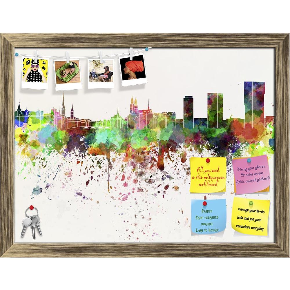 ArtzFolio Skyline of Zurich, largest city in Switzerland Printed Bulletin Board Notice Pin Board Soft Board | Framed-Bulletin Boards Framed-AZ5006316BLB_FR_RF_R-0-Image Code 5006316 Vishnu Image Folio Pvt Ltd, IC 5006316, ArtzFolio, Bulletin Boards Framed, Places, Fine Art Reprint, skyline, of, zurich, largest, city, in, switzerland, printed, bulletin, board, notice, pin, soft, framed, europe, watercolor, background, abstract, paint, color, splash, colorful, art, texture, grunge, illustration, bright, vinta