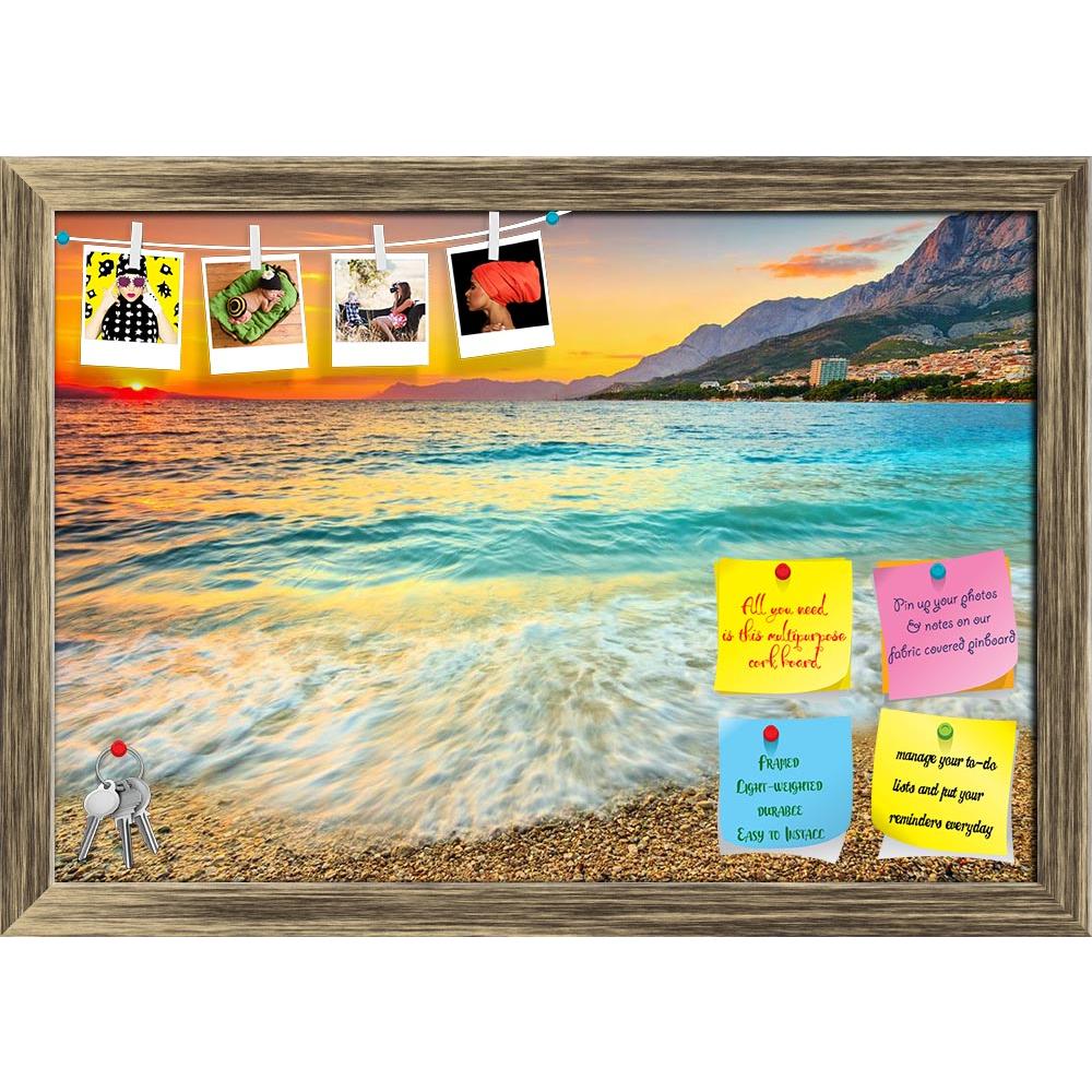 ArtzFolio Magical Sunset over the Beach, Dalmatia, Croatia Printed Bulletin Board Notice Pin Board Soft Board | Framed-Bulletin Boards Framed-AZ5006318BLB_FR_RF_R-0-Image Code 5006318 Vishnu Image Folio Pvt Ltd, IC 5006318, ArtzFolio, Bulletin Boards Framed, Landscapes, Places, Photography, magical, sunset, over, the, beach, dalmatia, croatia, printed, bulletin, board, notice, pin, soft, framed, adriatic, architecture, background, bay, biokovo, blue, building, city, cityscape, clouds, coastline, daylight, d