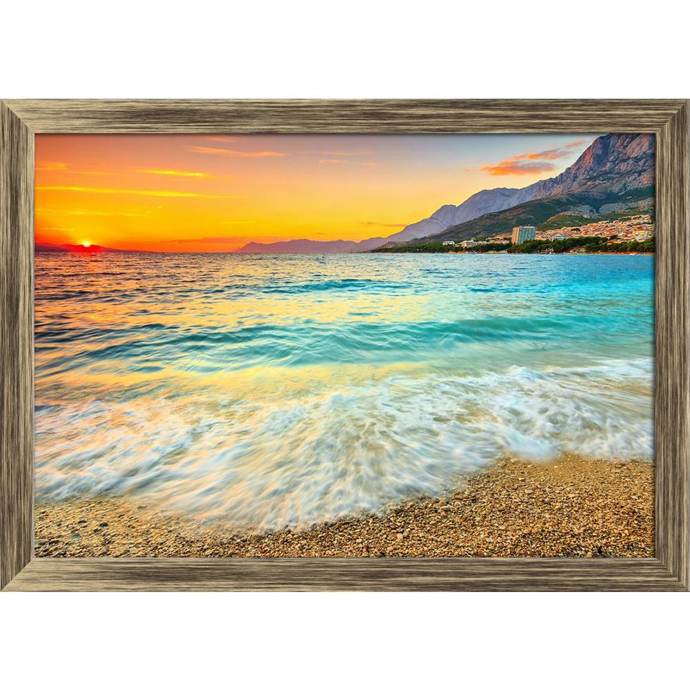 ArtzFolio Magical Sunset over the Beach, Dalmatia, Croatia Canvas Painting-Paintings Wooden Framing-AZ5006318ART_FR_RF_R-0-Image Code 5006318 Vishnu Image Folio Pvt Ltd, IC 5006318, ArtzFolio, Paintings Wooden Framing, Landscapes, Places, Photography, magical, sunset, over, the, beach, dalmatia, croatia, canvas, painting, framed, print, wall, for, living, room, with, frame, poster, pitaara, box, large, size, drawing, art, split, big, office, reception, of, kids, panel, designer, decorative, amazonbasics, re