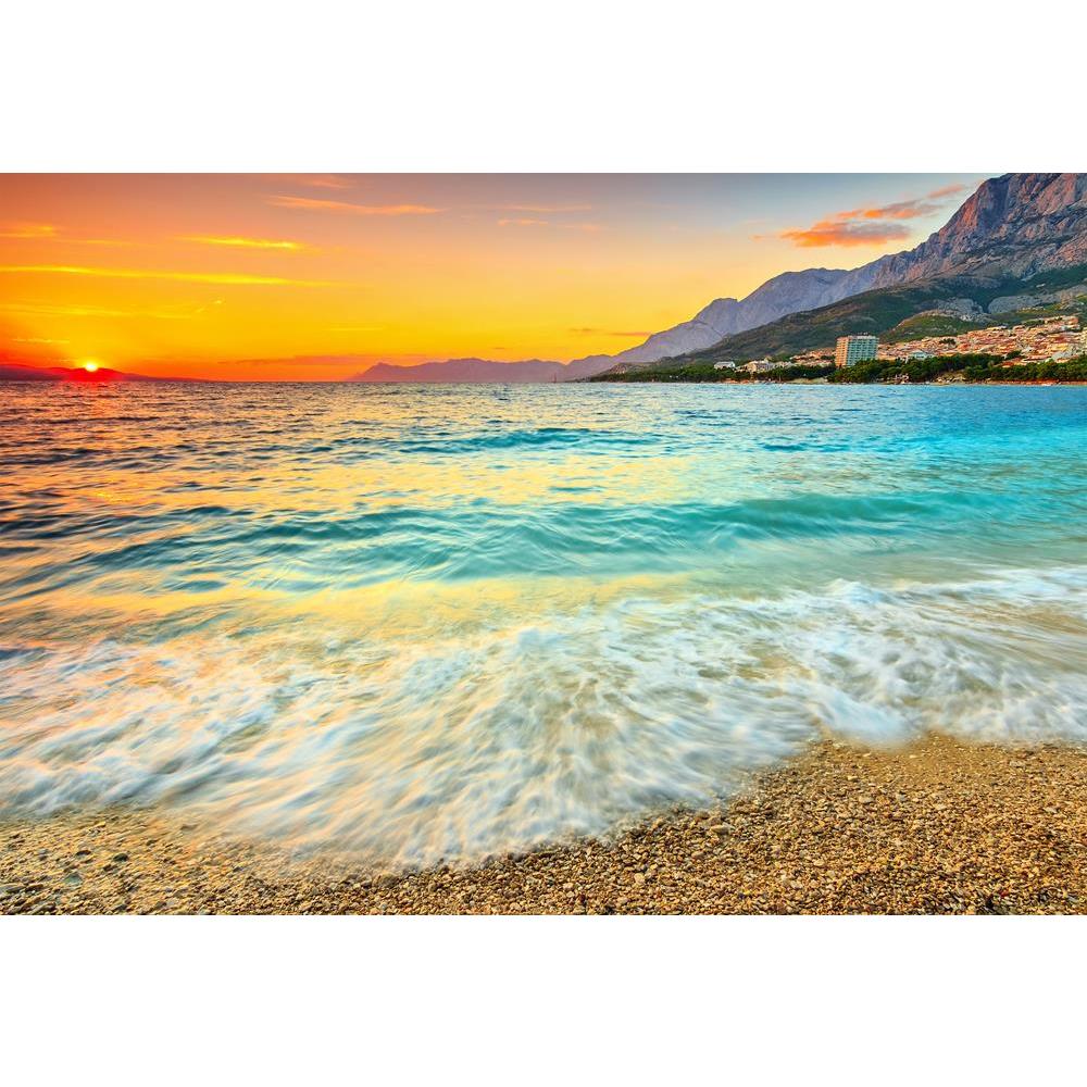 ArtzFolio Magical Sunset over the Beach, Dalmatia, Croatia Peel & Stick Vinyl Wall Sticker-Laminated Wall Stickers-AZ5006318ART_UN_RF_R-0-Image Code 5006318 Vishnu Image Folio Pvt Ltd, IC 5006318, ArtzFolio, Laminated Wall Stickers, Landscapes, Places, Photography, magical, sunset, over, the, beach, dalmatia, croatia, peel, stick, vinyl, wall, sticker, for, bedroom, large, size, decal, drawing, room, living, decorative, big, waterproof, home, office, reception, pitaara, box, designer, prints, kids, pvc, ama