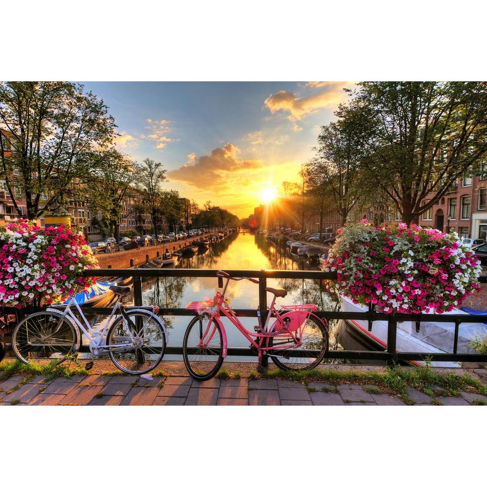 ArtzFolio Flowers Bicycles On The Bridge In Spring Canvas Painting-Paintings MDF Framing-AZ5006321ART_UN_RF_R-0-Image Code 5006321 Vishnu Image Folio Pvt Ltd, IC 5006321, ArtzFolio, Paintings MDF Framing, Landscapes, Places, Photography, flowers, bicycles, on, the, bridge, in, spring, canvas, painting, framed, print, wall, for, living, room, with, frame, poster, pitaara, box, large, size, drawing, art, split, big, office, reception, of, kids, panel, designer, decorative, amazonbasics, reprint, small, bedroo