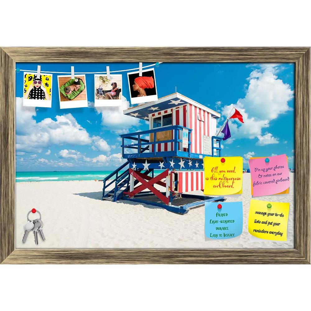 ArtzFolio Lifeguard Hut in South Beach, Miami USA Printed Bulletin Board Notice Pin Board Soft Board | Framed-Bulletin Boards Framed-AZ5006339BLB_FR_RF_R-0-Image Code 5006339 Vishnu Image Folio Pvt Ltd, IC 5006339, ArtzFolio, Bulletin Boards Framed, Landscapes, Places, Photography, lifeguard, hut, in, south, beach, miami, usa, printed, bulletin, board, notice, pin, soft, framed, attraction, beautiful, blue, cabin, coastguard, danger, day, destination, famous, flag, florida, guard, holiday, landmark, lifesav