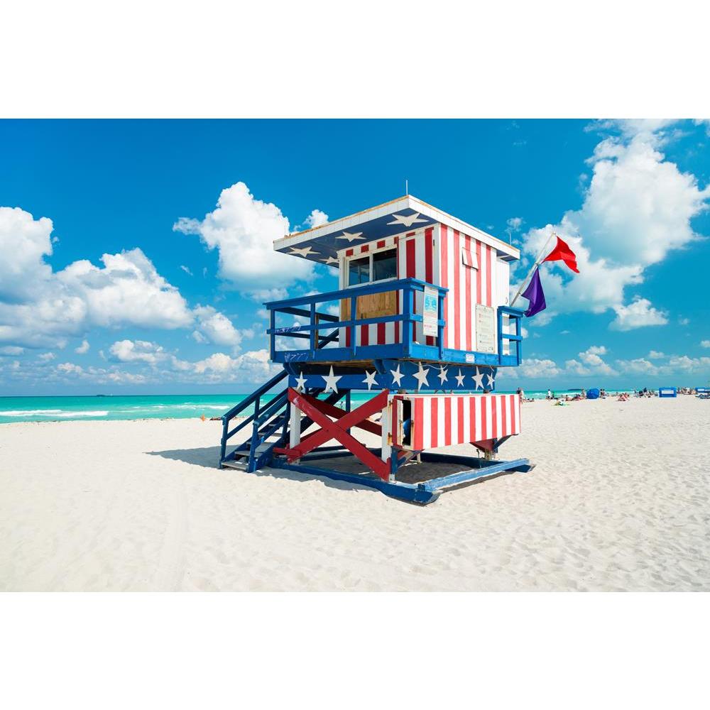 ArtzFolio Lifeguard Hut in South Beach, Miami USA Unframed Premium Canvas Painting-Paintings Unframed Premium-AZ5006339ART_UN_RF_R-0-Image Code 5006339 Vishnu Image Folio Pvt Ltd, IC 5006339, ArtzFolio, Paintings Unframed Premium, Landscapes, Places, Photography, lifeguard, hut, in, south, beach, miami, usa, unframed, premium, canvas, painting, large, size, print, wall, for, living, room, without, frame, decorative, poster, art, pitaara, box, drawing, amazonbasics, big, kids, designer, office, reception, re