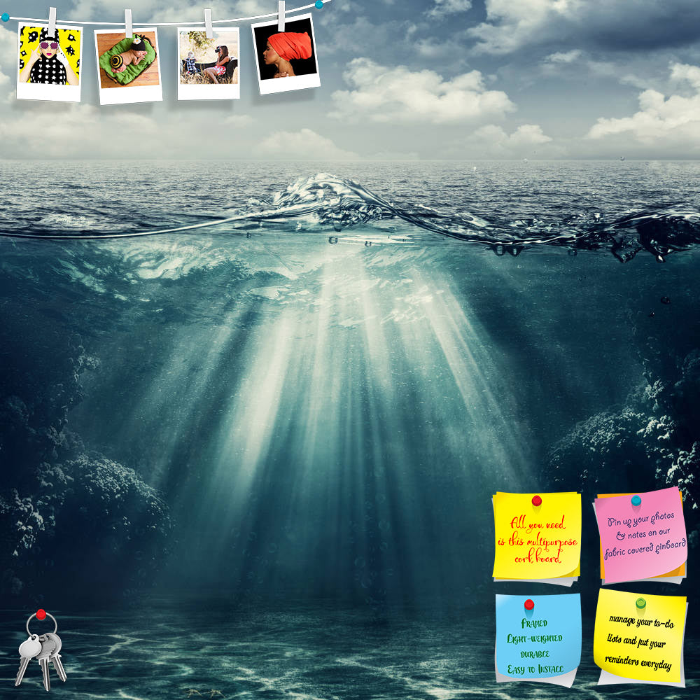 ArtzFolio Retro Style Marine Landscape With Underwater View Printed Bulletin Board Notice Pin Board Soft Board | Frameless-Bulletin Boards Frameless-AZ5006340BLB_FL_RF_R-0-Image Code 5006340 Vishnu Image Folio Pvt Ltd, IC 5006340, ArtzFolio, Bulletin Boards Frameless, Landscapes, Digital Art, retro, style, marine, landscape, with, underwater, view, printed, bulletin, board, notice, pin, soft, frameless, sea, pale, vintage, river, water, waves, sky, sun, deep, eco, ecology, environment, environmental, moody,